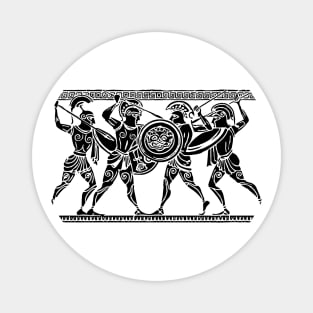 Ancient Greek Soldiers Magnet